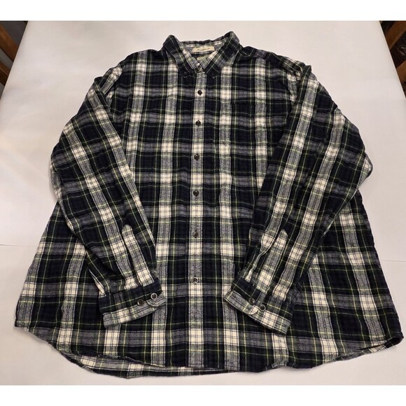 L.L. Bean Other - LL Bean Flannel Shirt Mens XXL Traditional Fit Plaid Button Down Cotton Outdoor